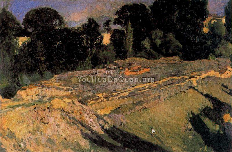 The outskirts of Segovia - 华金·索罗利亚·巴斯蒂达